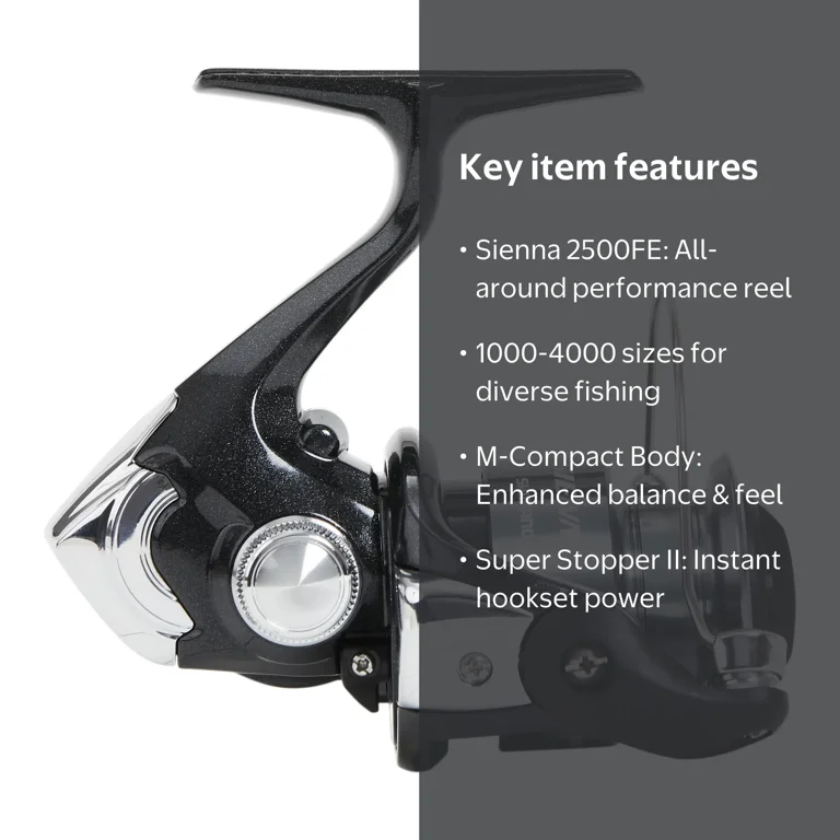 reel shimano sienna 2500 fb If you are an expert fisherman looking for a reel for a new fisherman SHIMANO Sienna 2500FG Spinning Reel