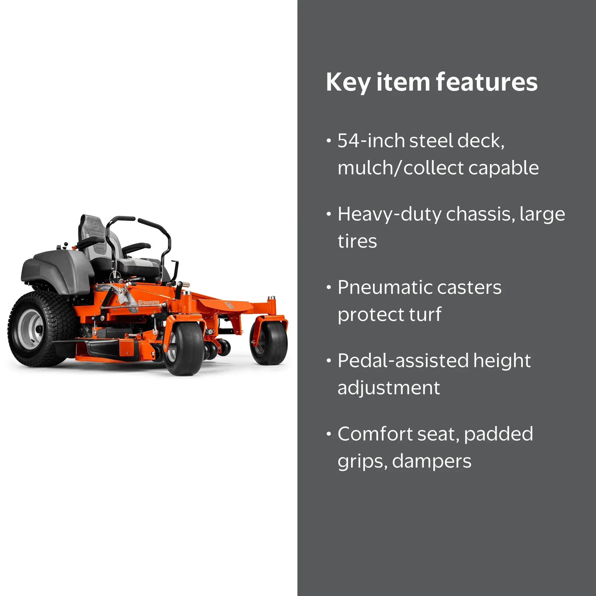 Husqvarna Outdoor Power Equipment Husqvarna Mz54 Zero Turn Mower