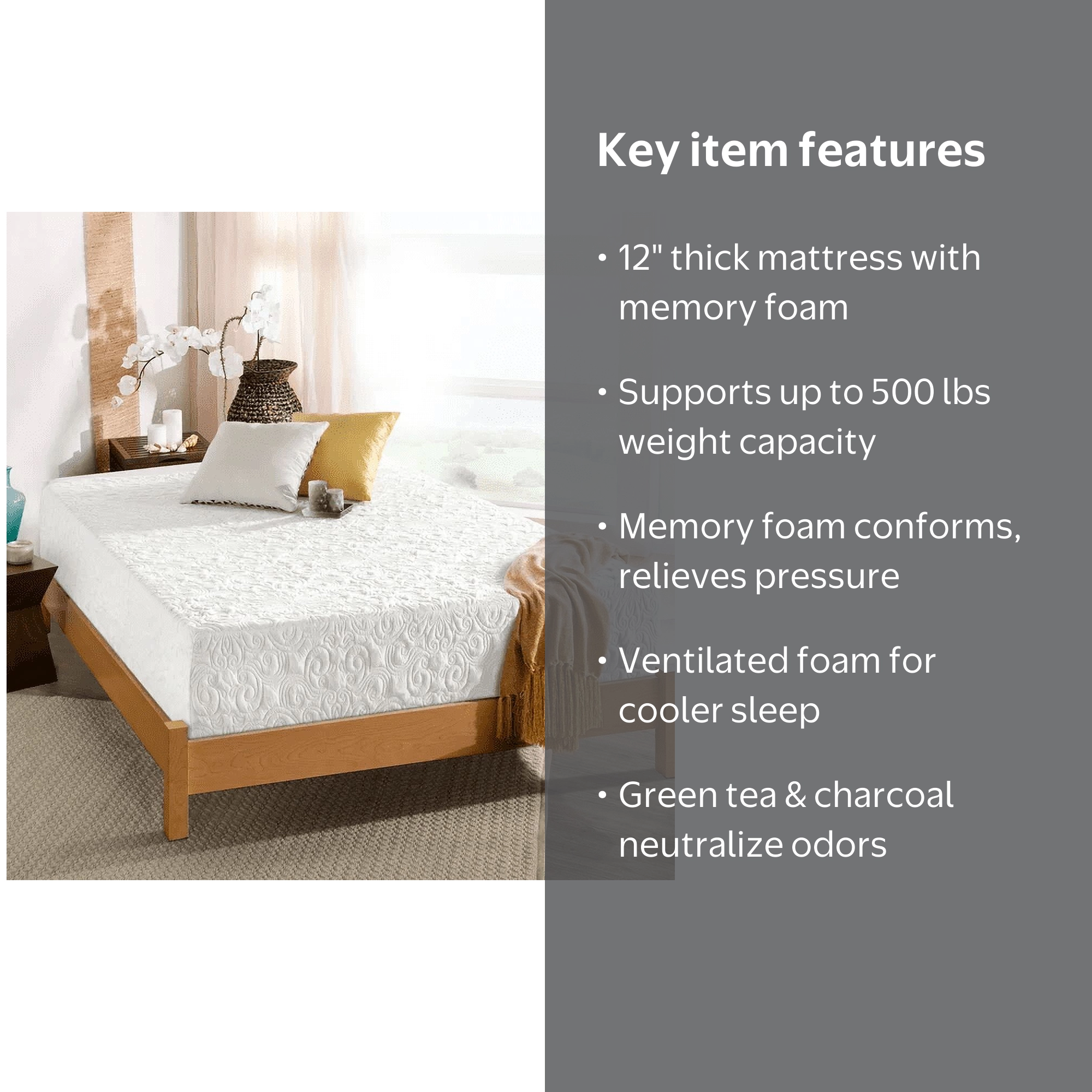 Zinus Queen Size Spa Sensations Serenity 12