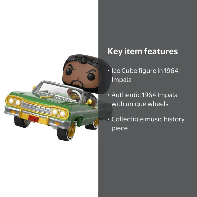 Funko POP! Rides: Ice Cube in Impala - Walmart.com