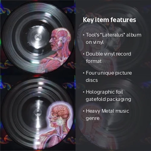 Tool - Lateralus - Music & Performance - Vinyl Double Picture Disc