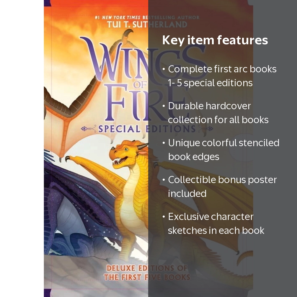 Wings of Fire #1-5 Special Edition Box Set (Paperback) - Walmart.com