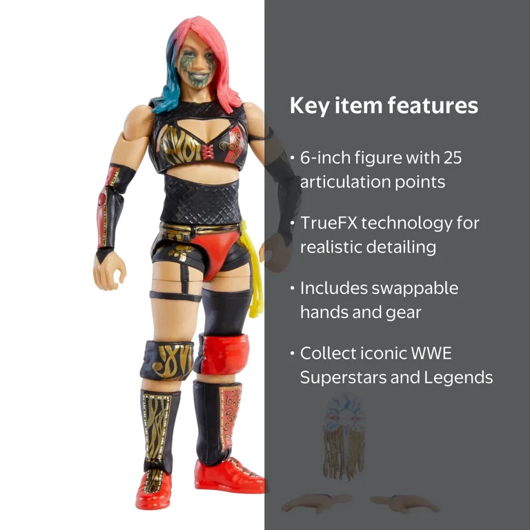 WWE, Action Figure, Asuka Elite Collection 6-in, Posable