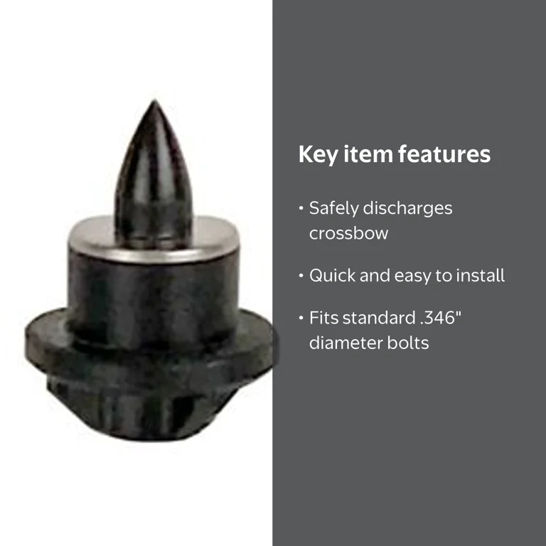 Killer Instinct Deadstop Decocking Crossbow Bolt Tip, .346
