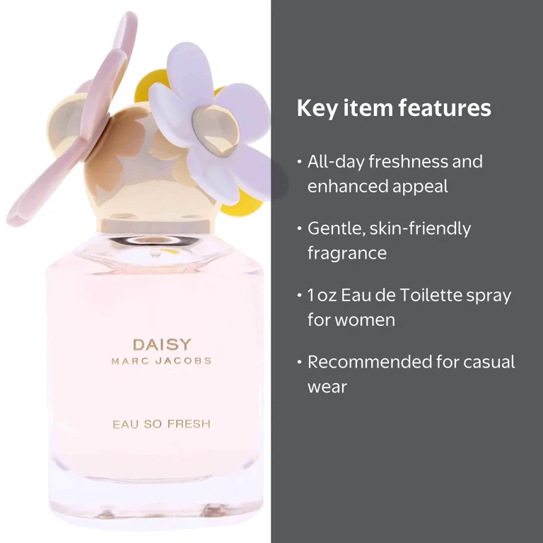 Marc Jacobs Daisy Eau So Fresh 1.0 oz EDT Spray Floral Fruity