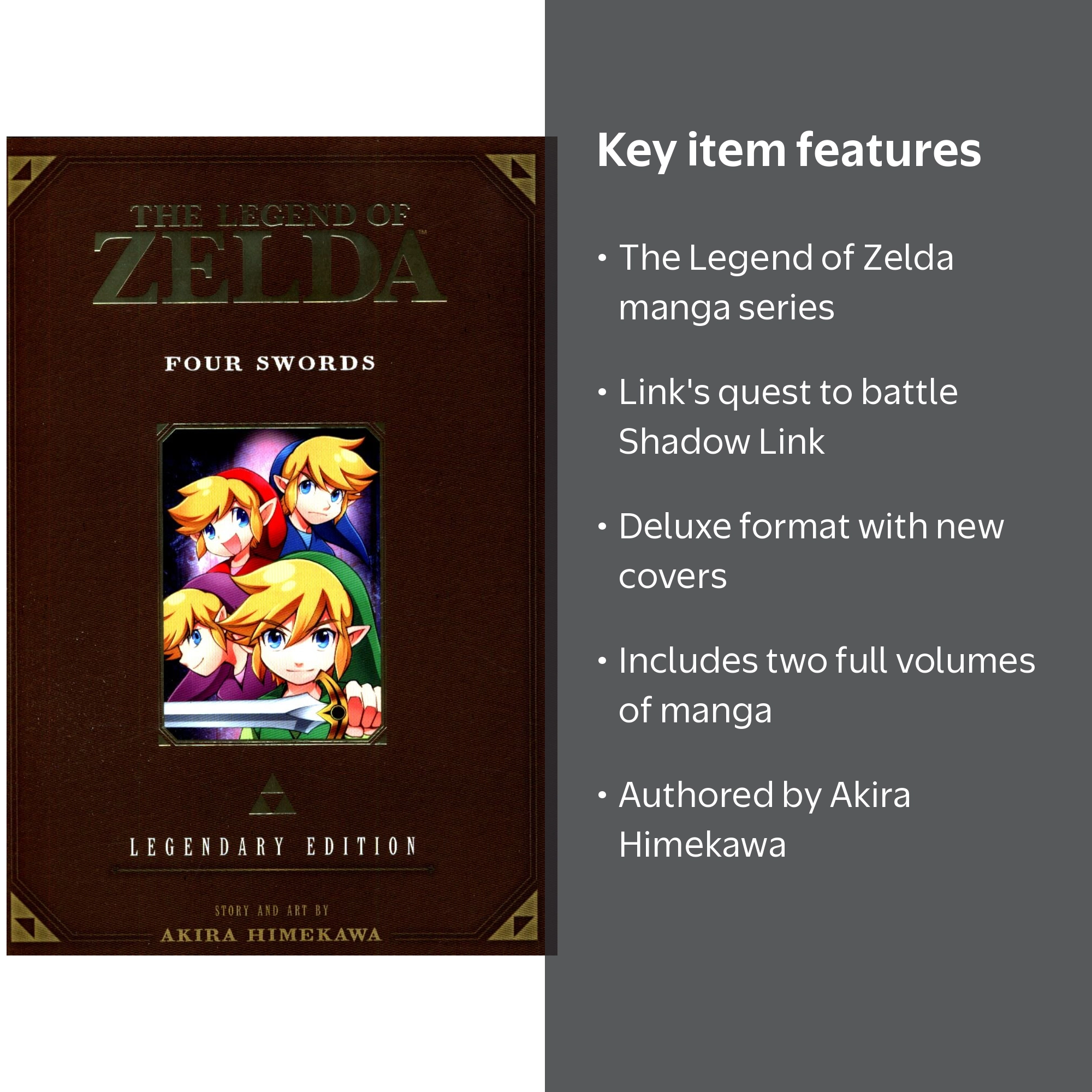 Akira Himekawa, The Legend of Zelda Manga Quest, Paperback, Four