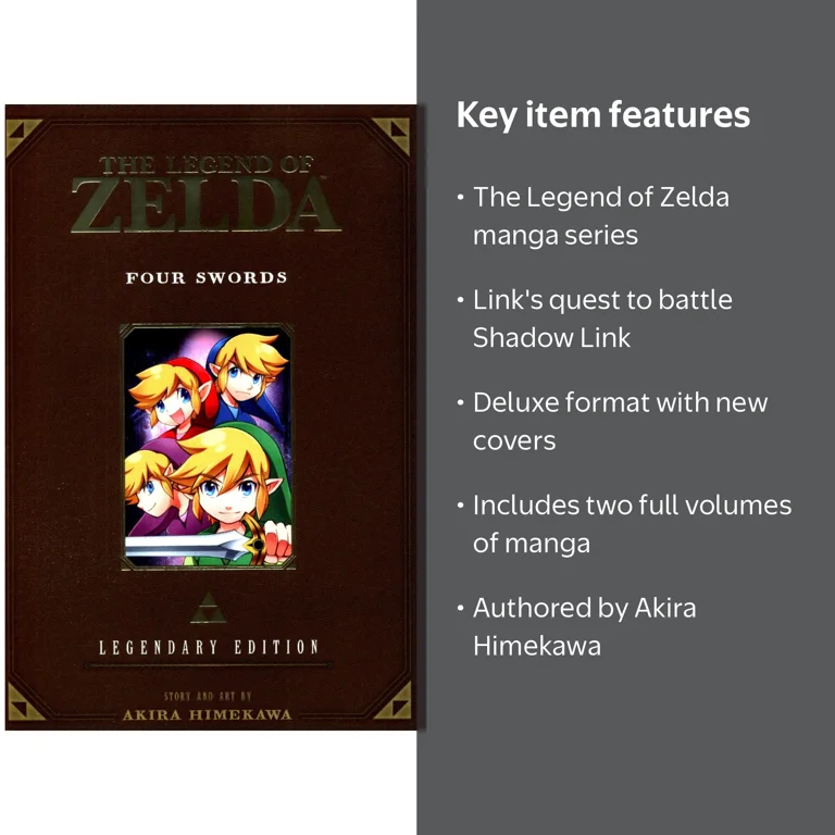 Akira Himekawa, The Legend of Zelda Manga Quest, Paperback, Four