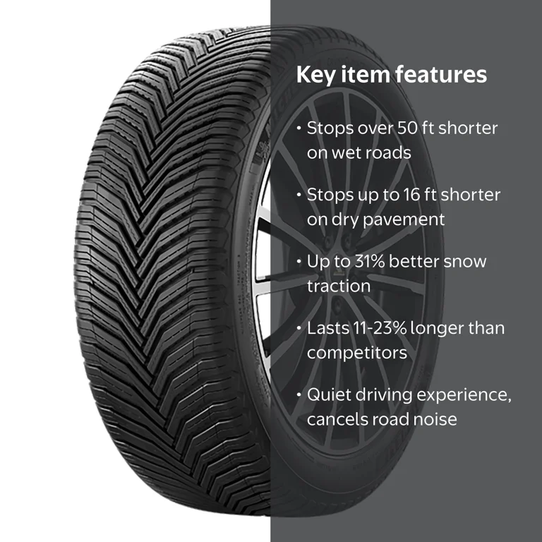 Michelin CrossClimate2 All-Season Tire, 225/50R18 95H, Unmatched