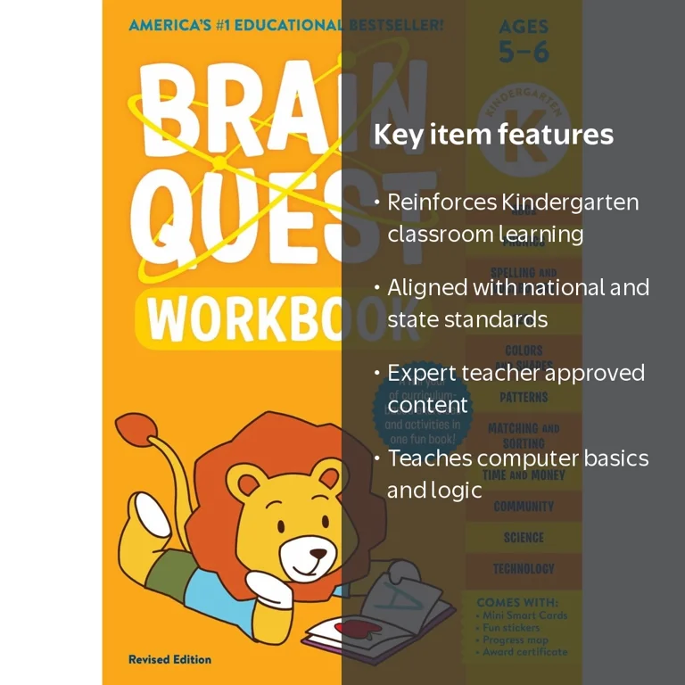 Brain Quest Workbook: Kindergarten Revised Edition (Paperback