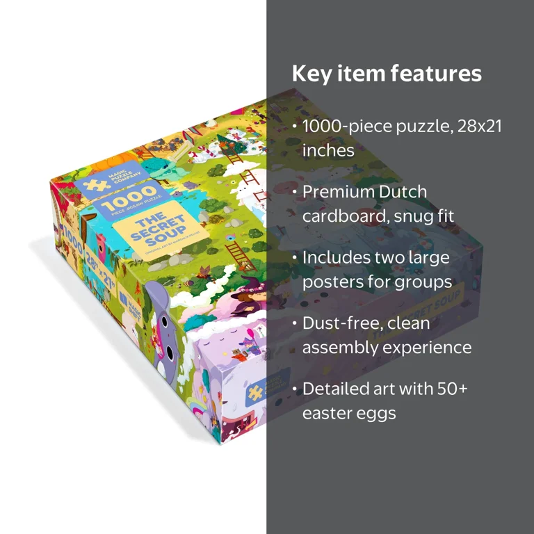 The Secret Soup ‚Ä¢ 1000 Piece Jigsaw Puzzle Series Three
