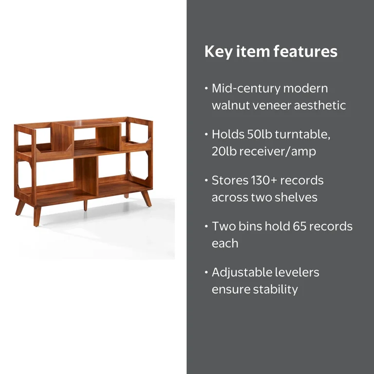 Crosley Furniture Asheville Mid-Century Modern Media Console