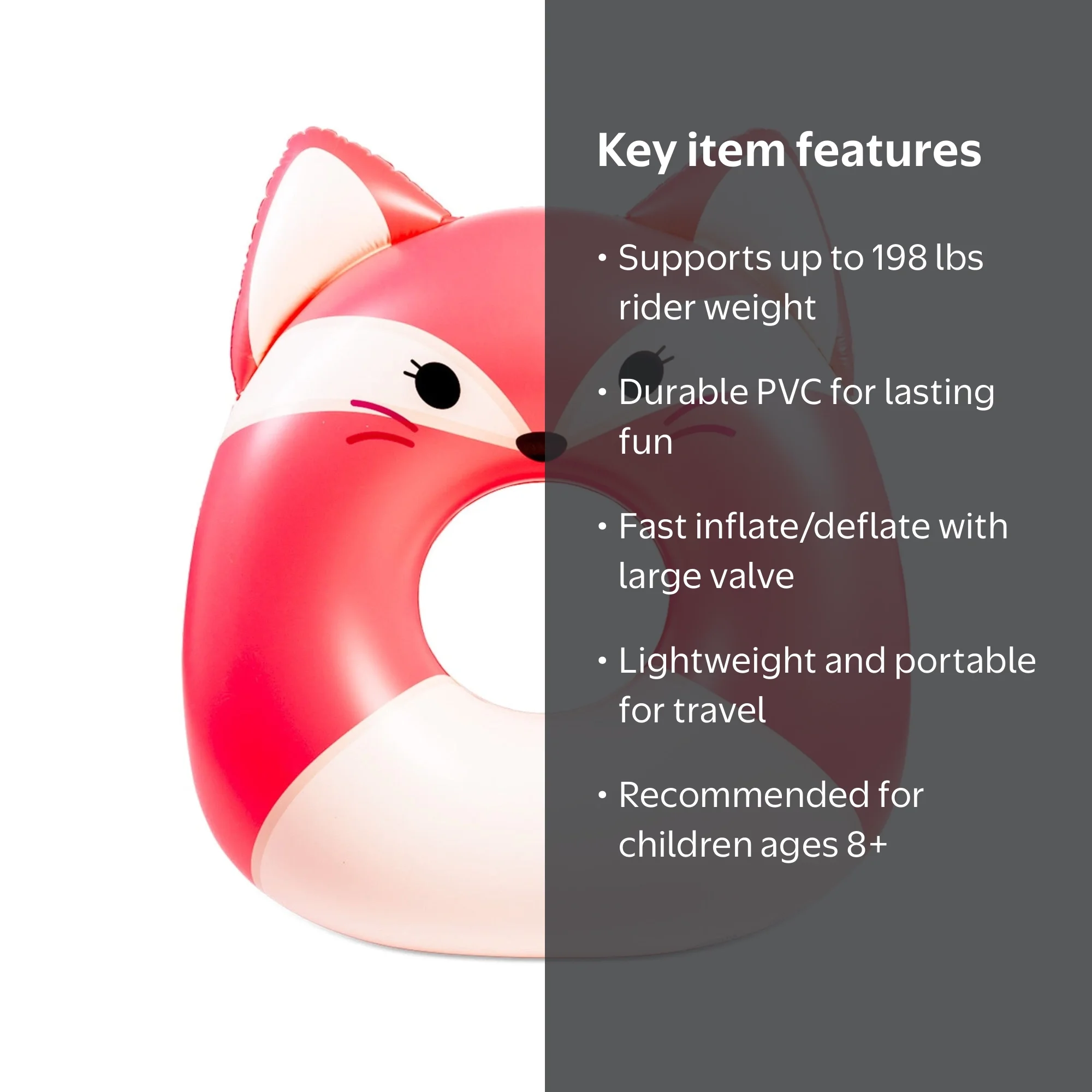 BigMouth X Squishmallows Fifi the Fox Pool Float, Children Ages 8+