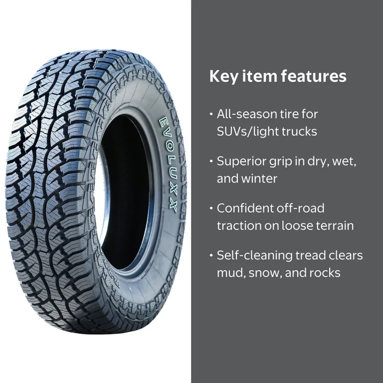 Evoluxx Rotator A/T 265/70R17 115T All Terrain Tire - Walmart.com