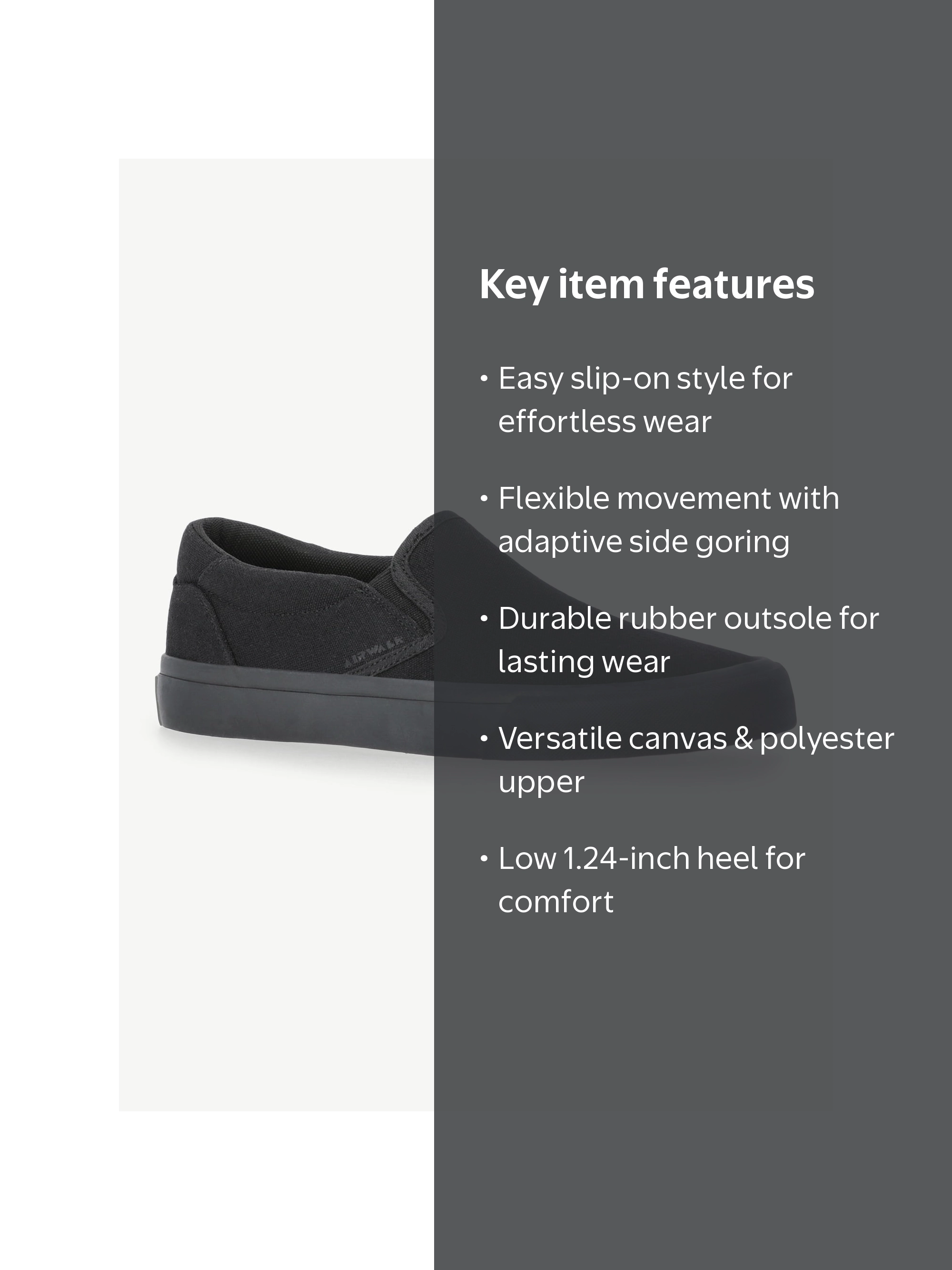 Airwalk Men's Laze Slip-On Casual Shoes - Walmart.com