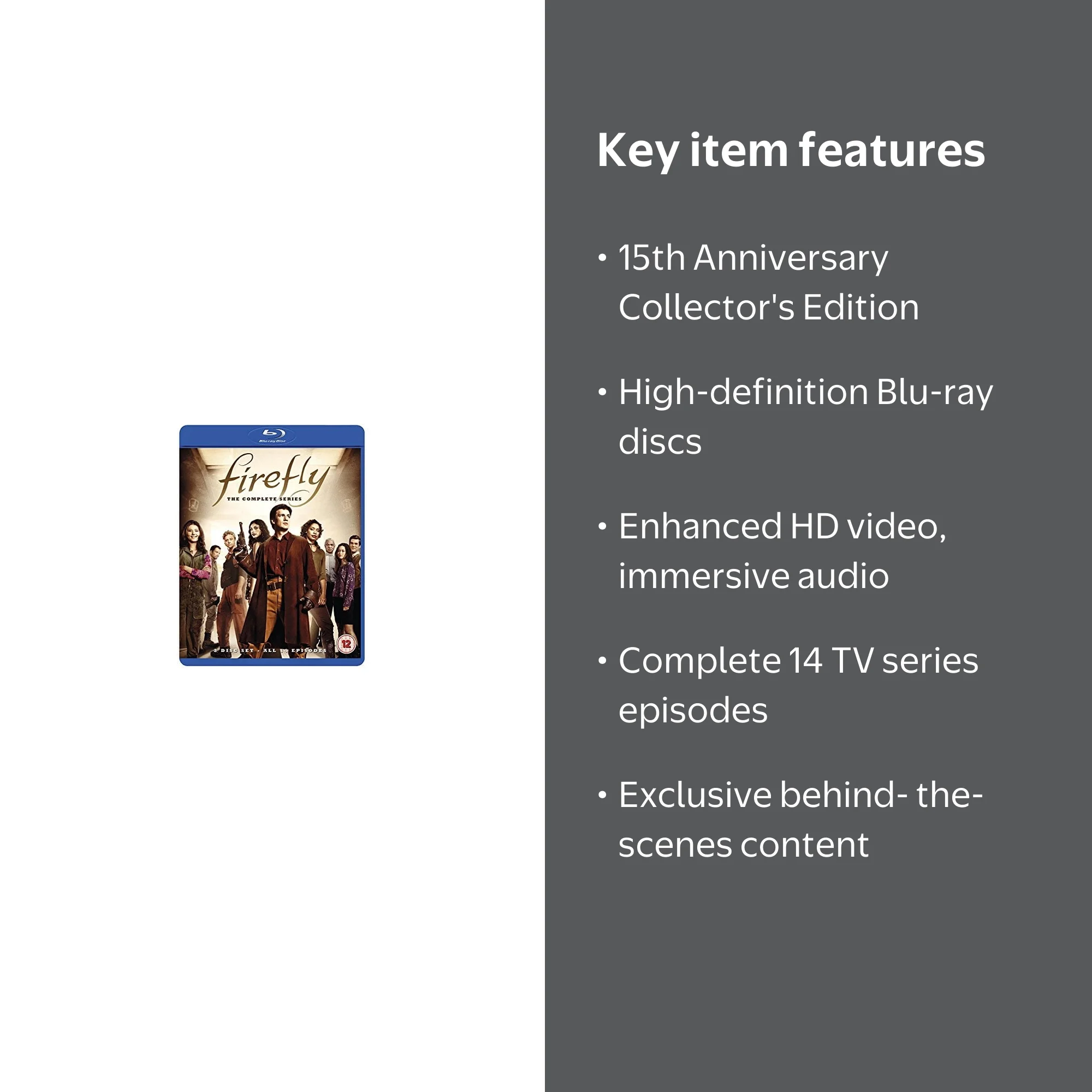 Firefly – Complete Series – 15th Anniversary Edition Blu-ray