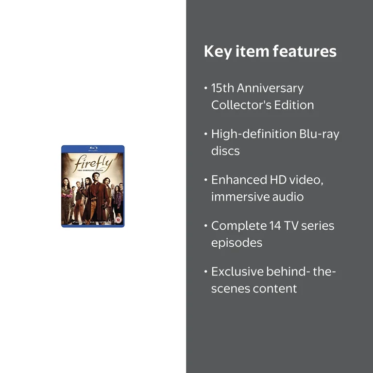 Firefly – Complete Series – 15th Anniversary Edition Blu-ray