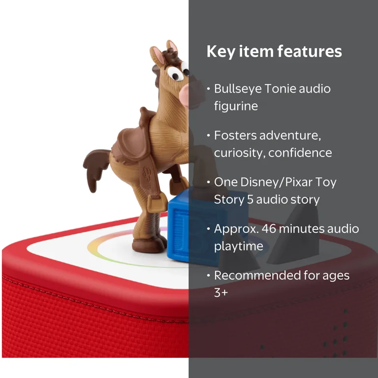tonies Disney and Pixar Toy Story 5 Bullseye Tonie Audio Toy tonies Disney and Pixar Toy Story 5 Bullseye Tonie Audio Toy