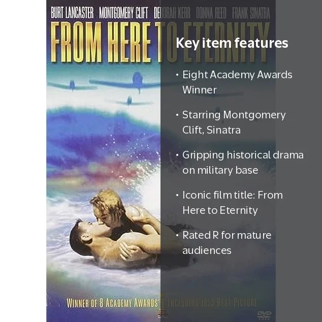 Sony Pictures, DVD, From Here to Eternity, Passion and Tragedy