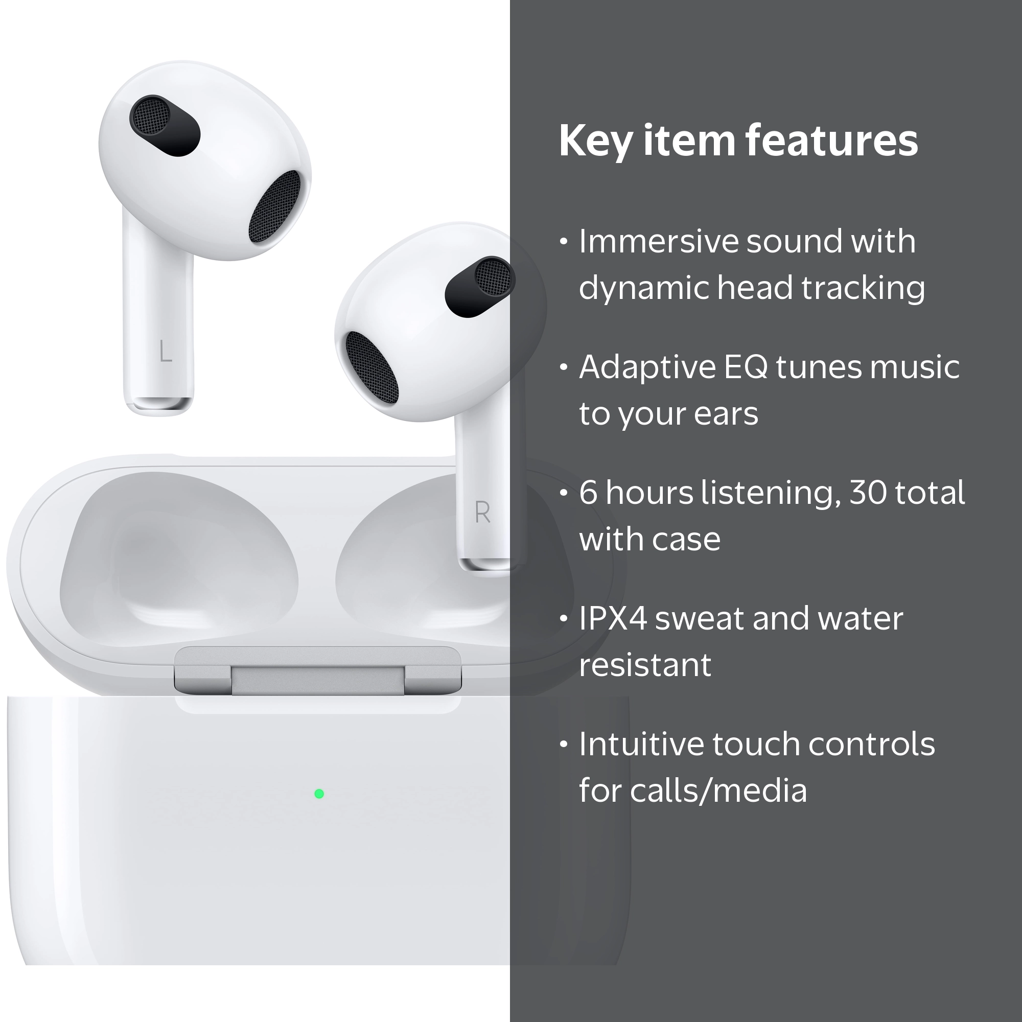 AirPods 3 with MagSafe - Sound play in media tech - Walmart