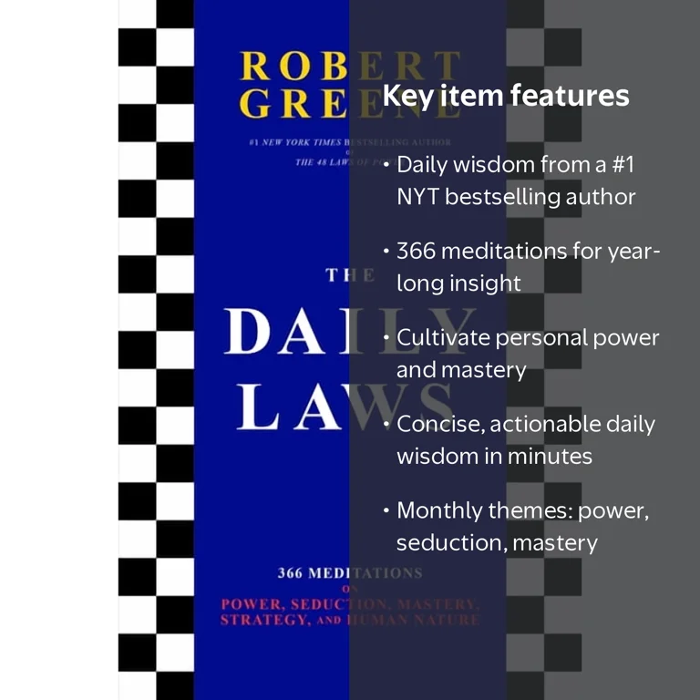 Robert Greene Daily Laws: 366 Meditations on Power, Strategy
