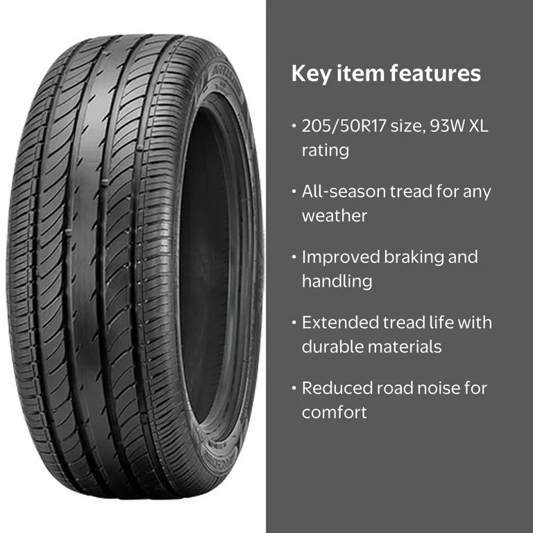 205/50R17 Arroyo Grand Sport 2 High Performance All Season XL Load