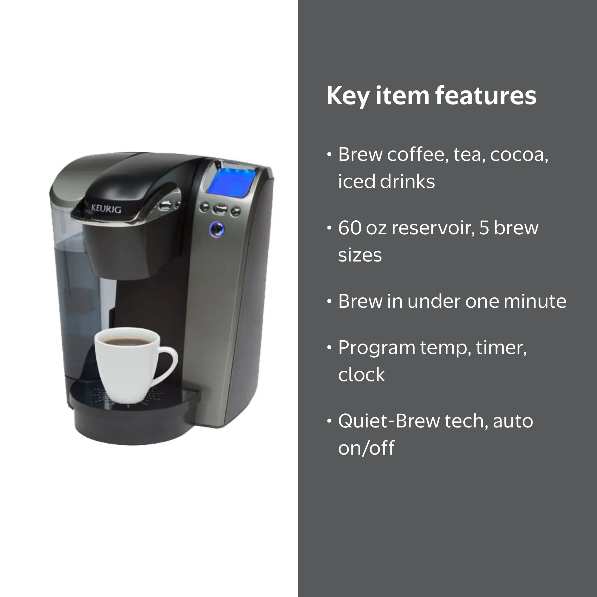 Keurig B70 Platinum Single-Cup Home Brewing System with Reservoir