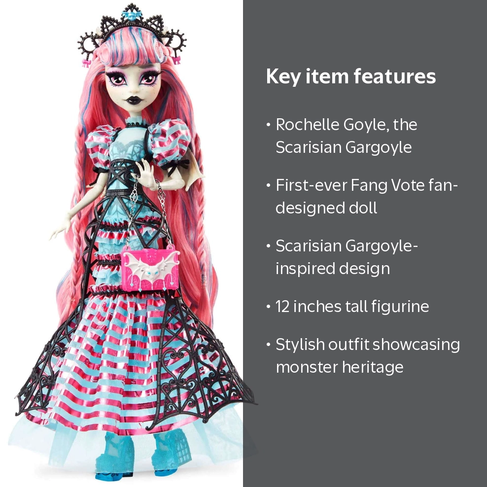 【値下げ】モンスターハイMonster High Rochelle Goyle Monster High, Rochelle Goyle Doll, 12 inches, Scarisian Gargoyle