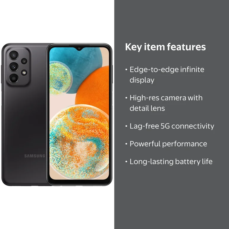 Samsung Galaxy A23 5G, Prepaid Smartphone, 64GB, Boost Mobile