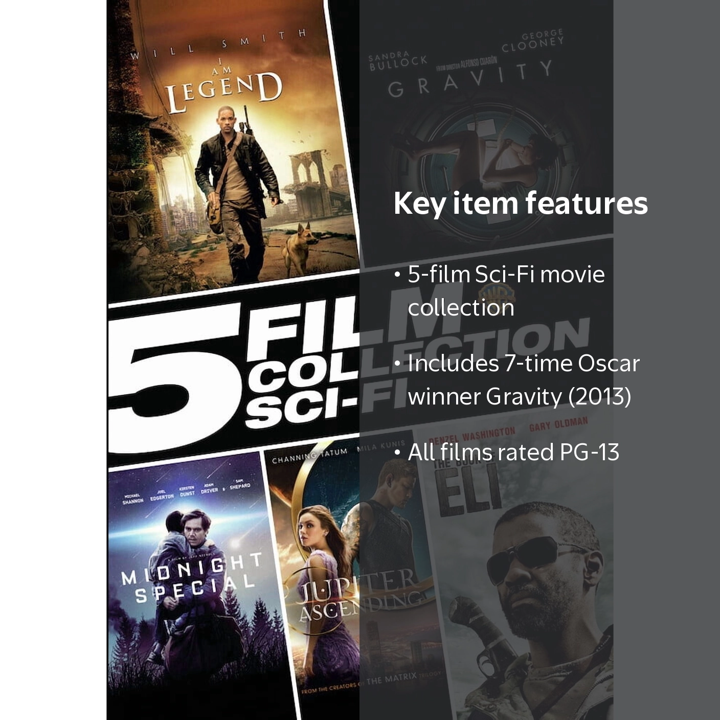 5 Film Collection: Sci-Fi - Walmart.com