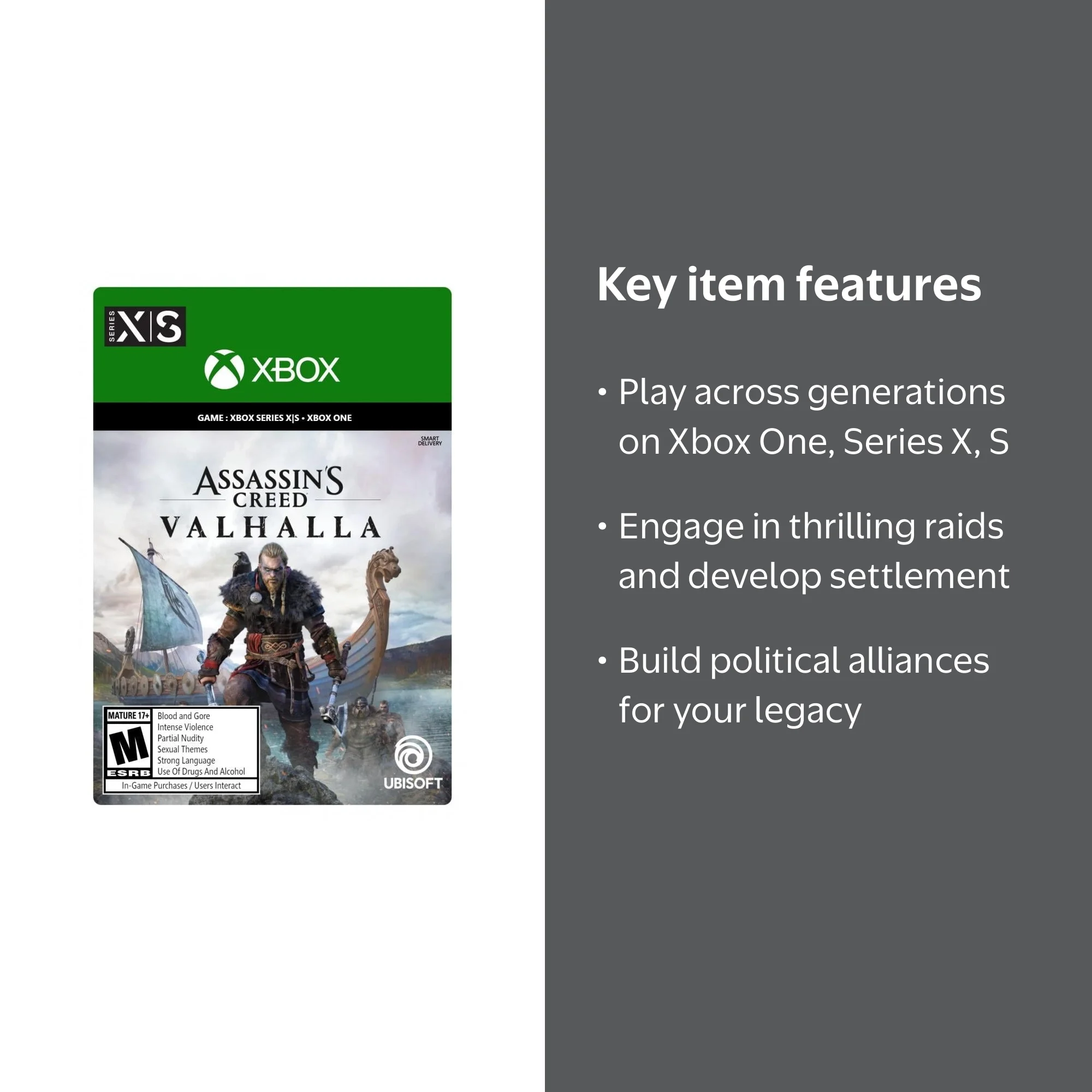 Assassin's Creed Valhalla - Xbox Series X|S, Xbox One [Digital