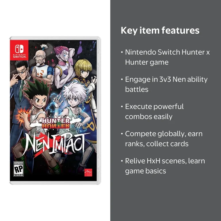Hunter x Hunter Nen Impact for Nintendo Switch - Walmart.com