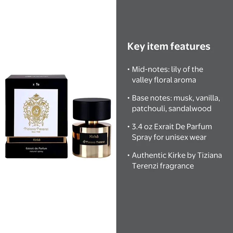 Tiziana Terenzi Kirke Extrait de Parfum Spray, 3.4 oz, Fruity
