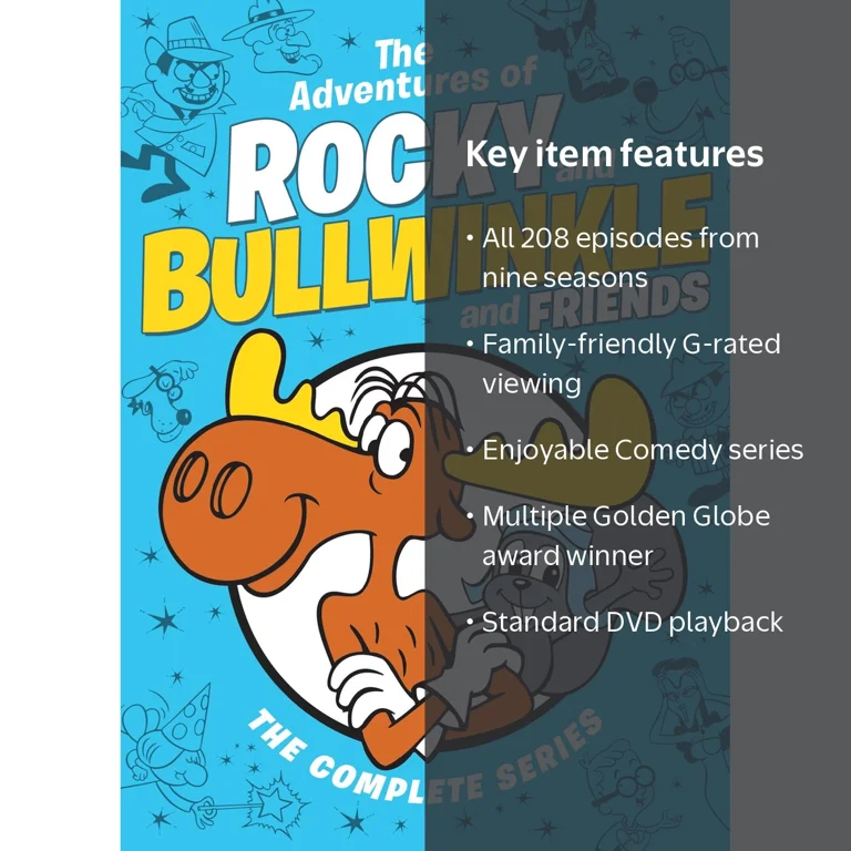 The Adventures of Rocky and Bullwinkle and Friends DVD, Complete