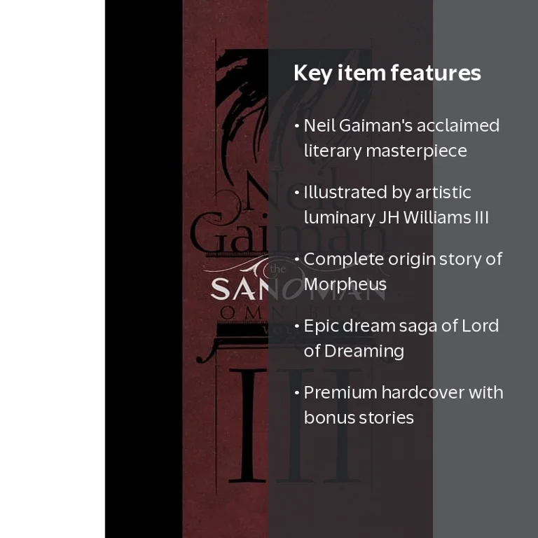 The Sandman Omnibus Vol. 3 (Hardcover) - Walmart.com