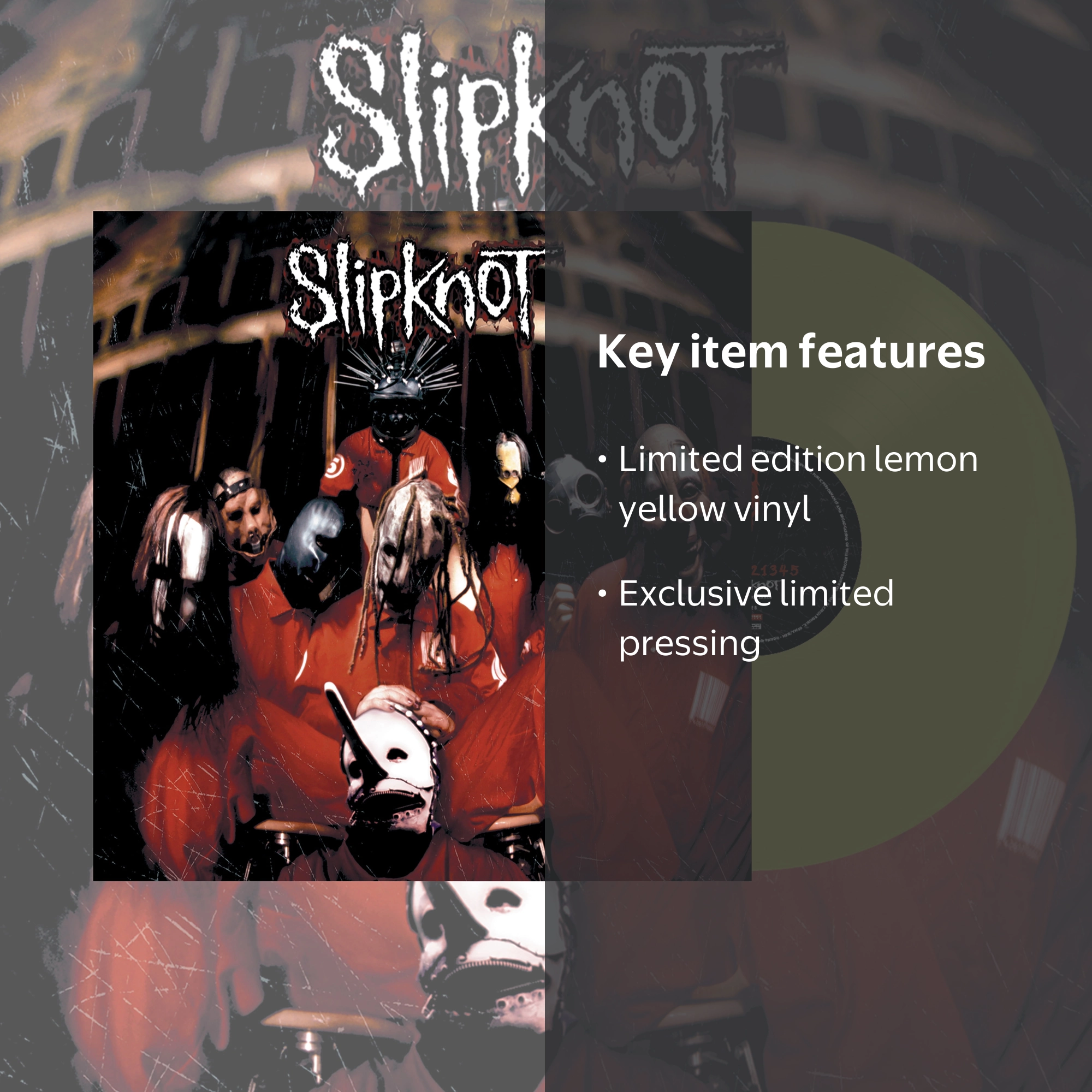 Slipknot - Slipknot - Music & Performance - Vinyl - Lemon Yellow