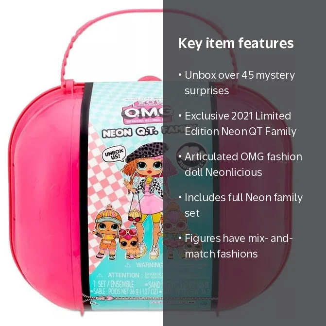 LOL Surprise 2021 LIMITED EDITION Neon Family Mystery Pack with