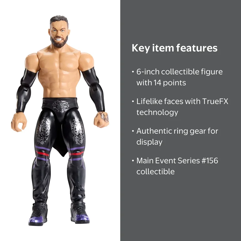 WWE Finn Balor Action Figure, Main Event Series #156, 6-inch