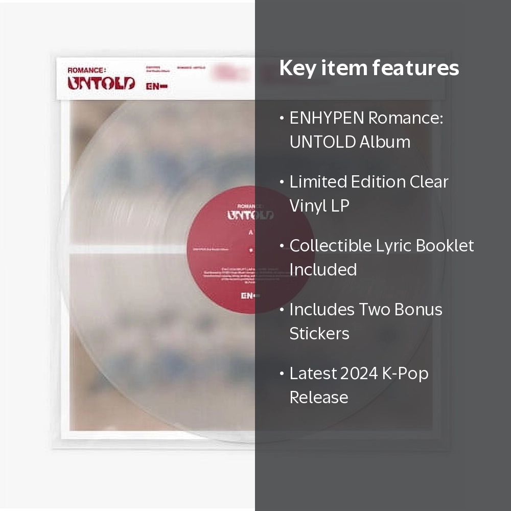 Belift Lab, Vinyl Record, Romance: UNTOLD, Music & Performance