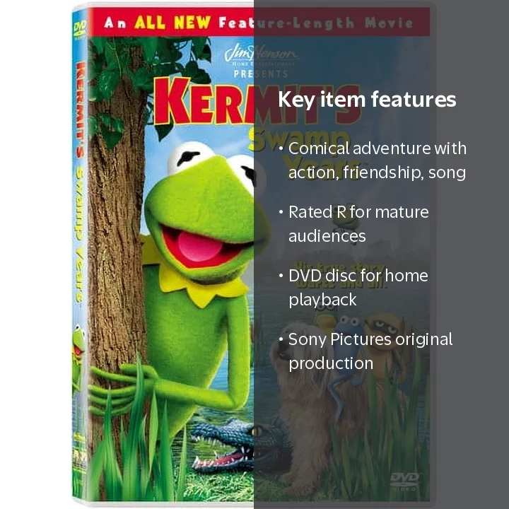 Sony Pictures Entertainment, Kermit's Swamp Years DVD - Walmart.com