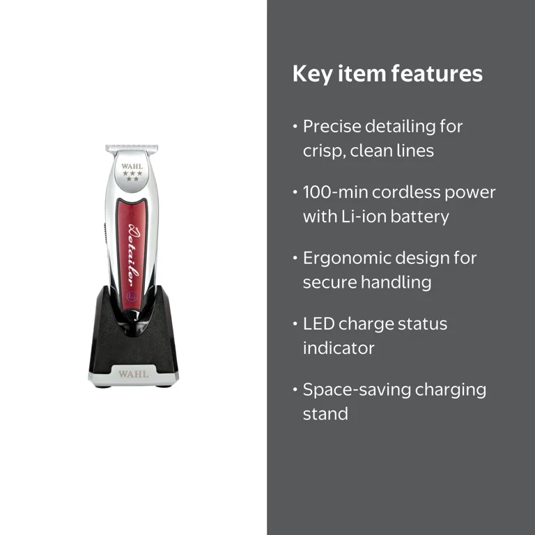 WAHL PROFESSIONAL Cordless Detailer LI 5 Star Series, LED