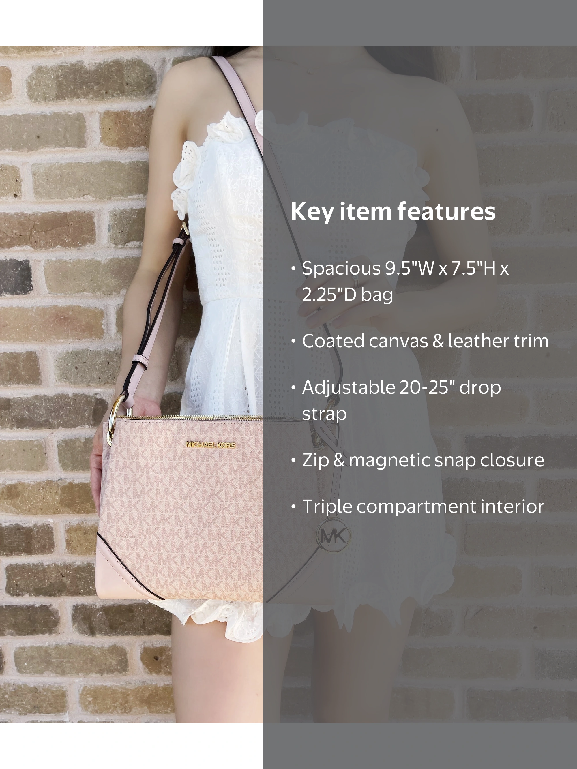 マイケルコース NICOLE トリプルコンパートメント クロスボディ バッグ Amazon | Michael Kors Nicole トリプルコンパートメント クロスボディ