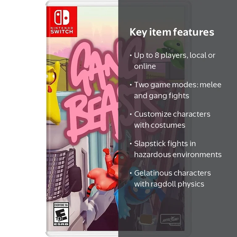 Skybound Entertainment, Gang Beasts, Physical Video Game, Switch