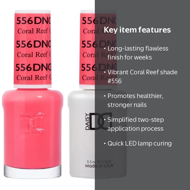 Daisy DND, Coral Reef #556 and Matching Polish Set, 0.25 fl oz