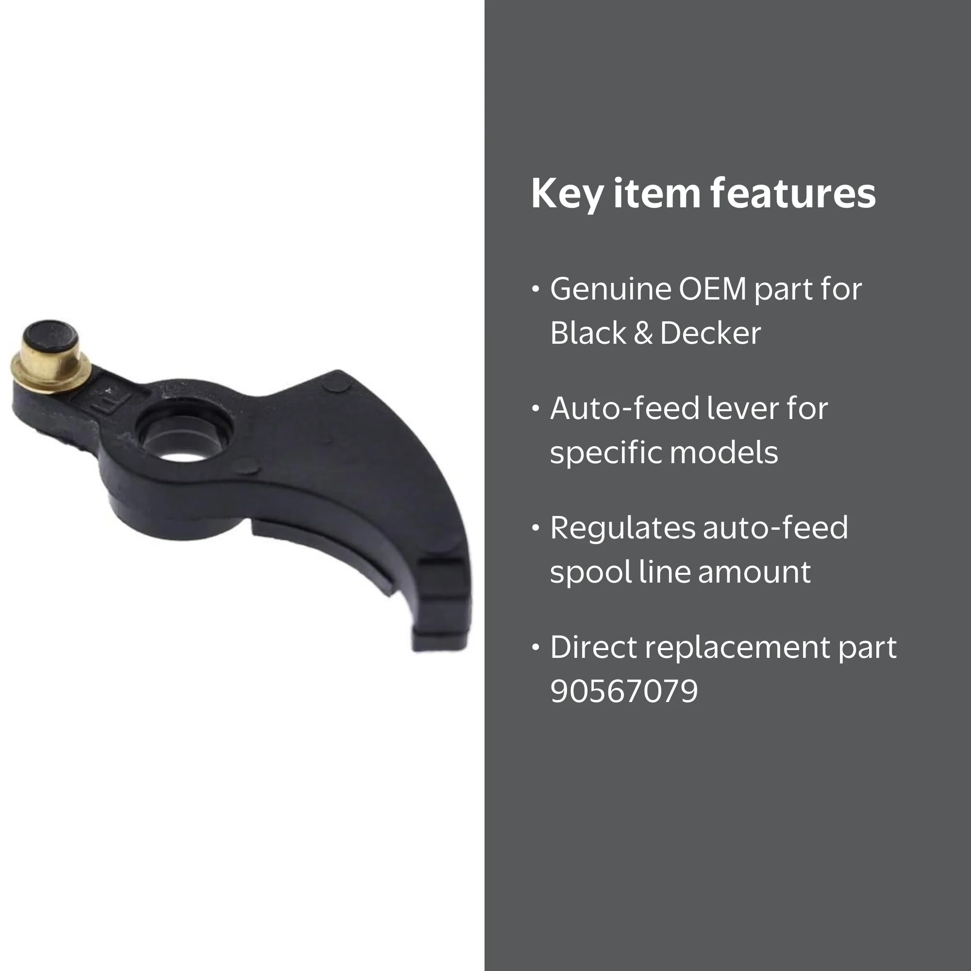 Black & Decker Replacement 90567079 Lever for String Trimmer