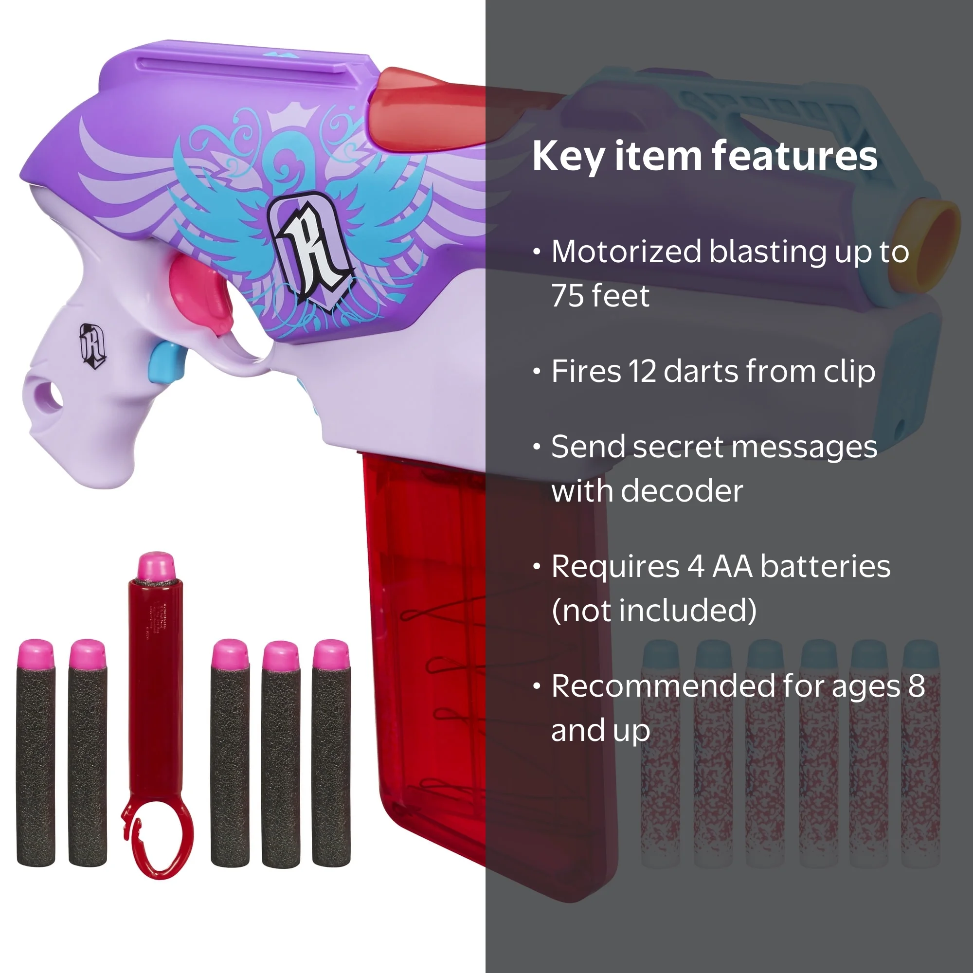 Nerf Rebelle Rapid Red Blaster - Walmart.com