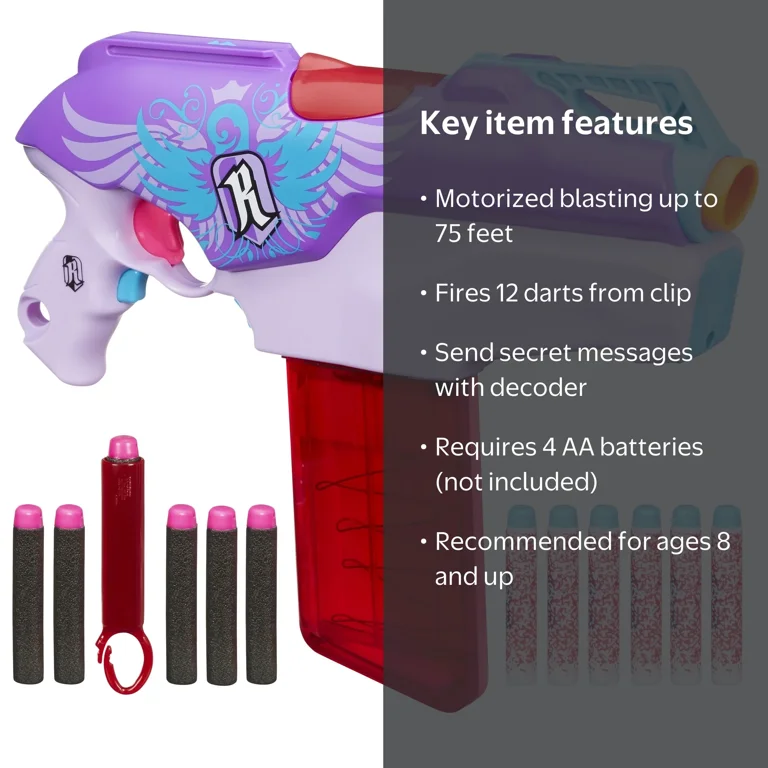 Nerf Rebelle Rapid Red Blaster - Walmart.com