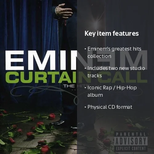 Eminem - Curtain Call: The Hits - CD - Walmart.com