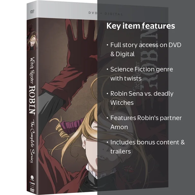 New Witch Hunter Robin: The Complete Series (DVD + Digital