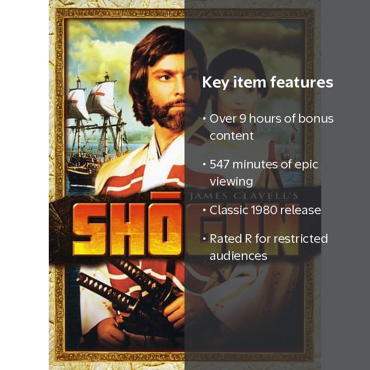 Paramount, DVD, Shogun R, Action & Adventure, 547 Minutes