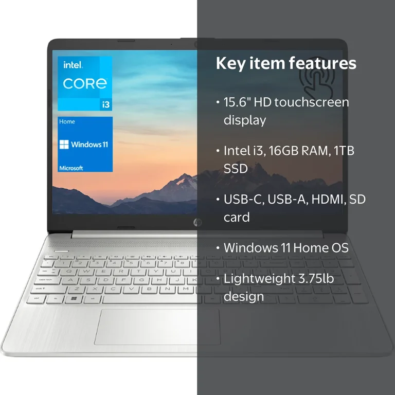 Windows11 10世代i3 16GB 256GB+1TB HP HP 15.6